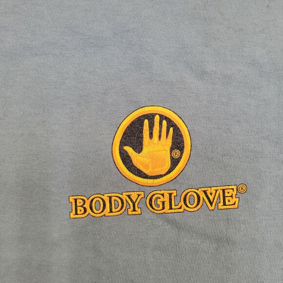 Vintage 1998 Body-Glove Surfer Shirt Large 21x29 Blue USA - Picture 11 of 15